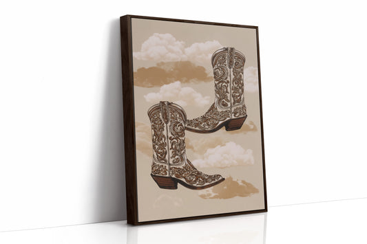 Boots Tell Tales Of Prairie Wind