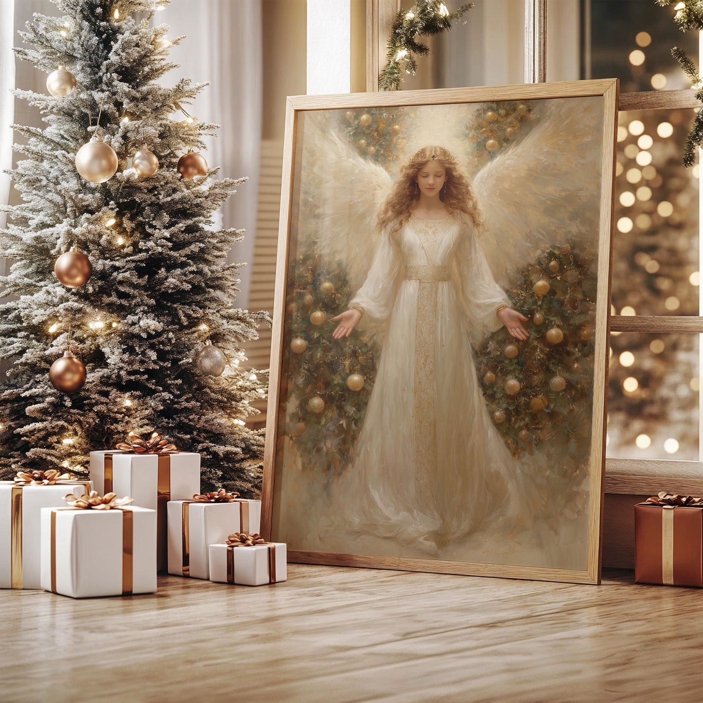 Golden Light Brings Christmas Peace