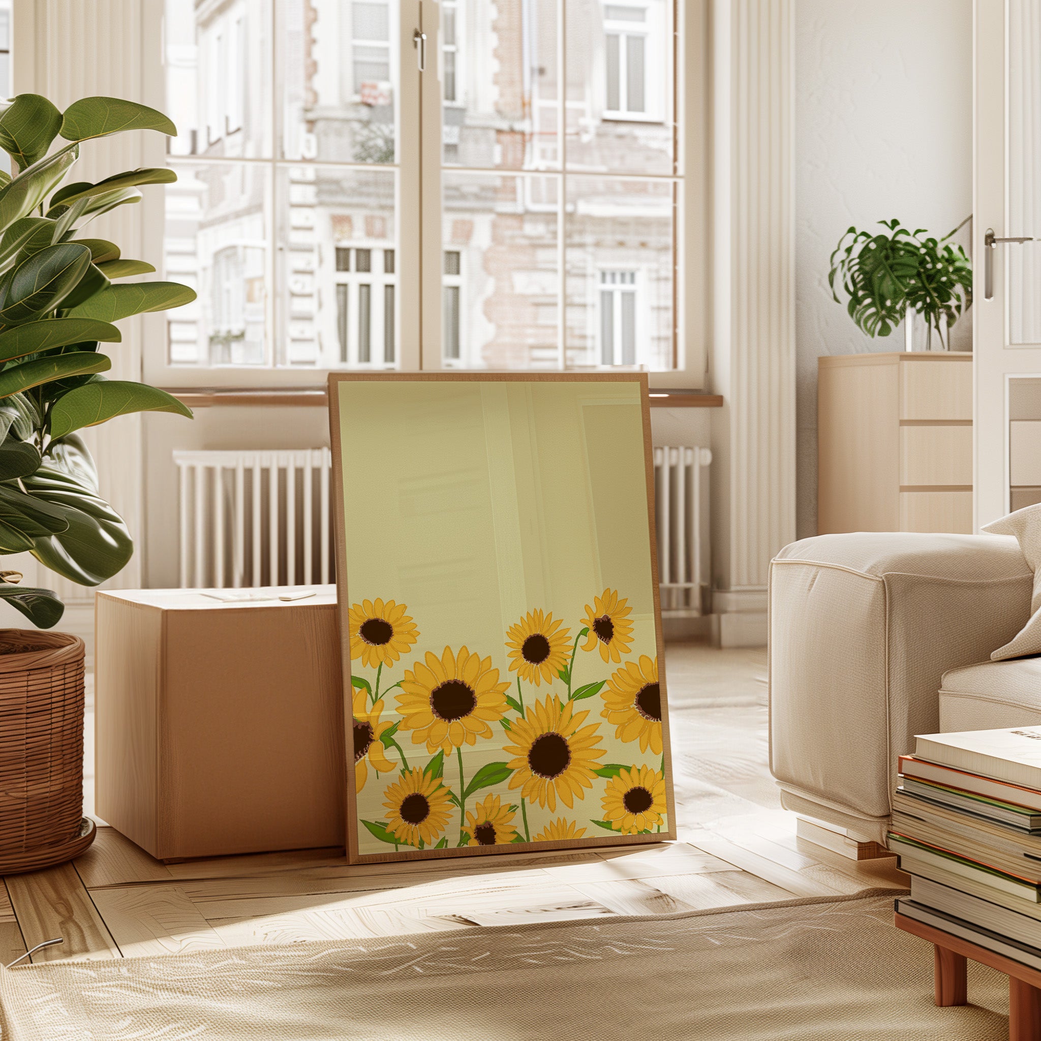 Sunlit Petals Meet Desert Wisdom