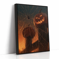 Spider's Watch Over the Jack-o'-Lanterns