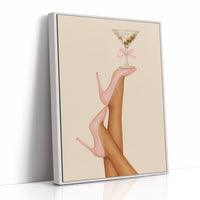 Pink Stilettos Serve Martini Magic