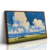 Cumulus Over The Green Fields