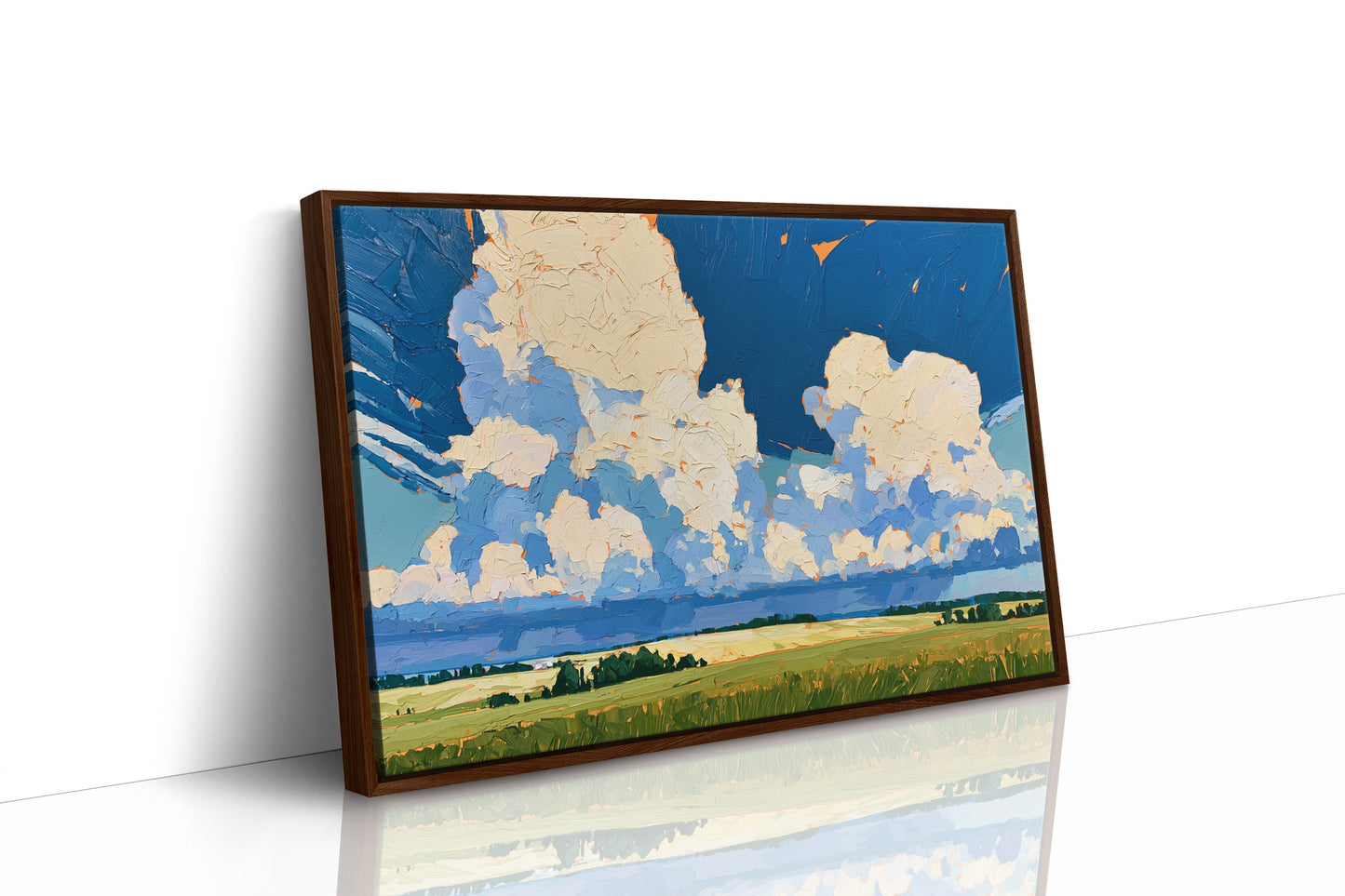 Cumulus Over The Green Fields