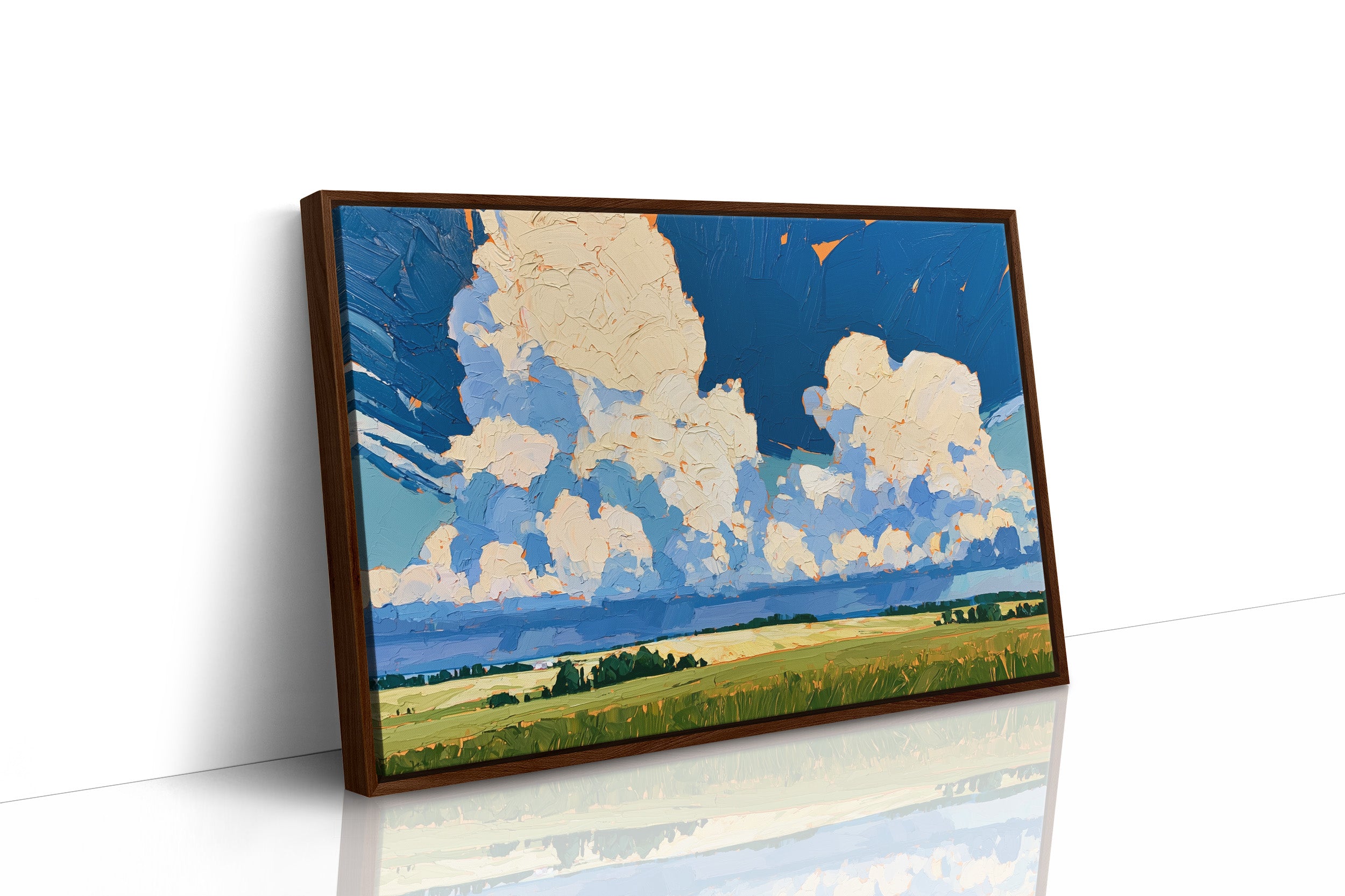 Cumulus Over The Green Fields