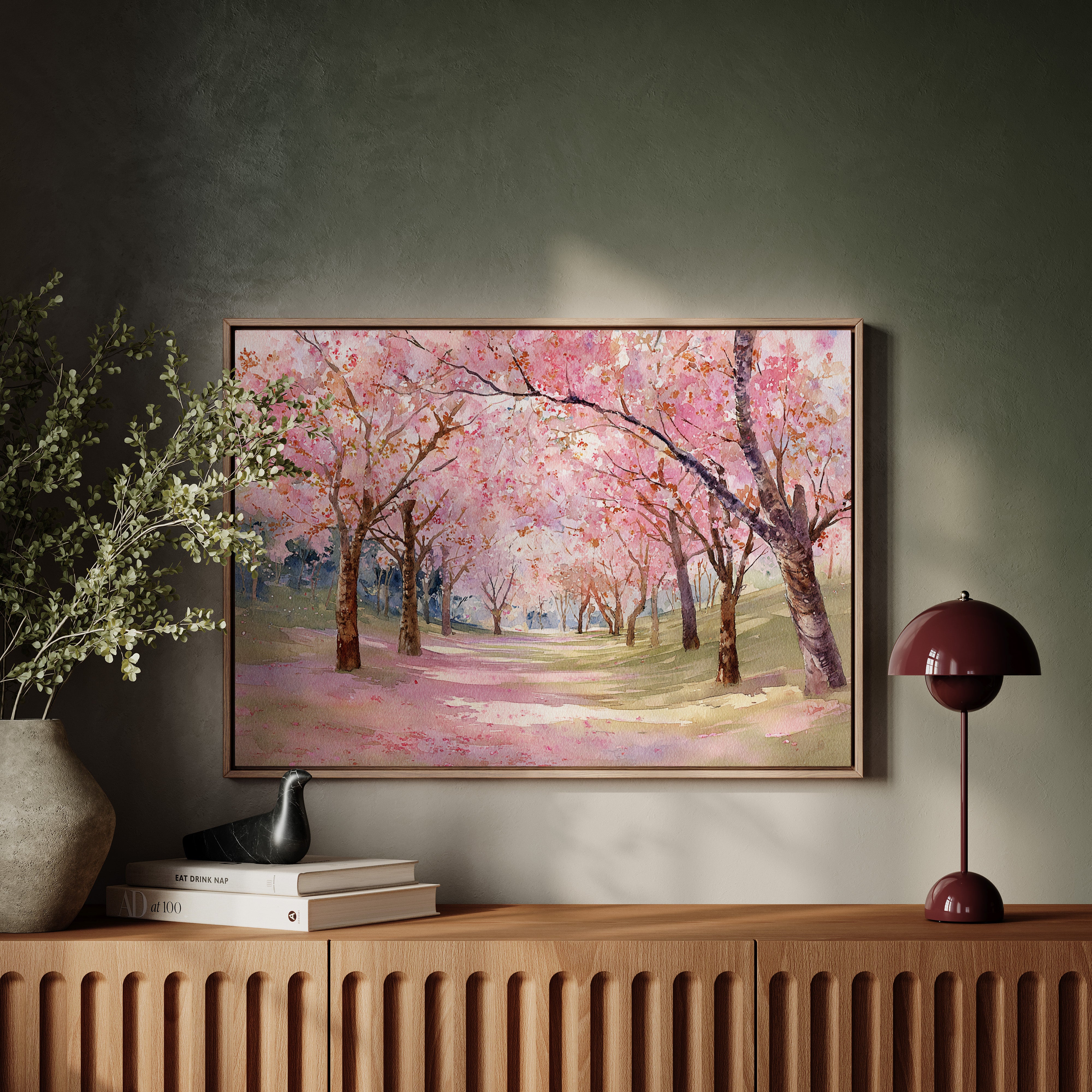 Cherry Path Leads To Spring