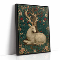 The White Stag at Rest in the Old Wood