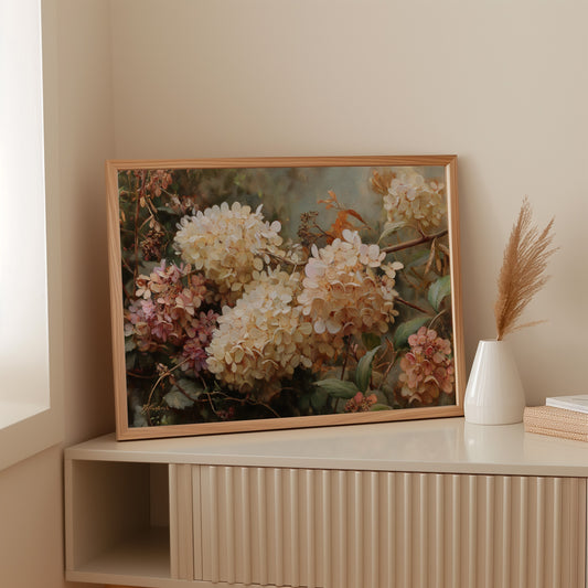 Autumn Hydrangeas Paint October's Symphony