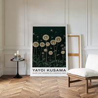 Ethereal Dandelion Dream – Kusama-Inspired Nightscape