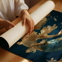 Seafoam Dances Through Teal Depths