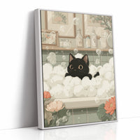 Bubble Bath Confidant: A Feline Spa Day