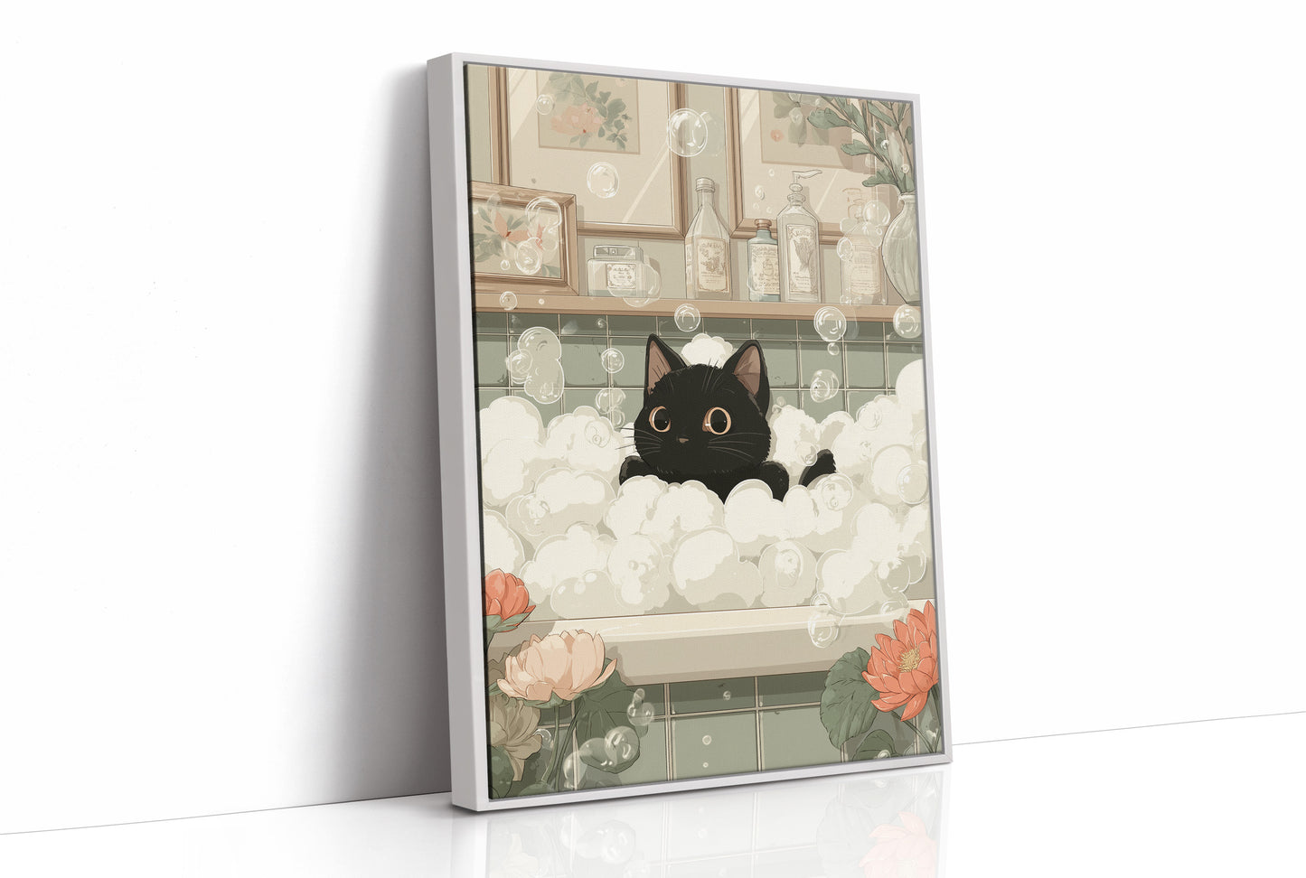 Bubble Bath Confidant: A Feline Spa Day