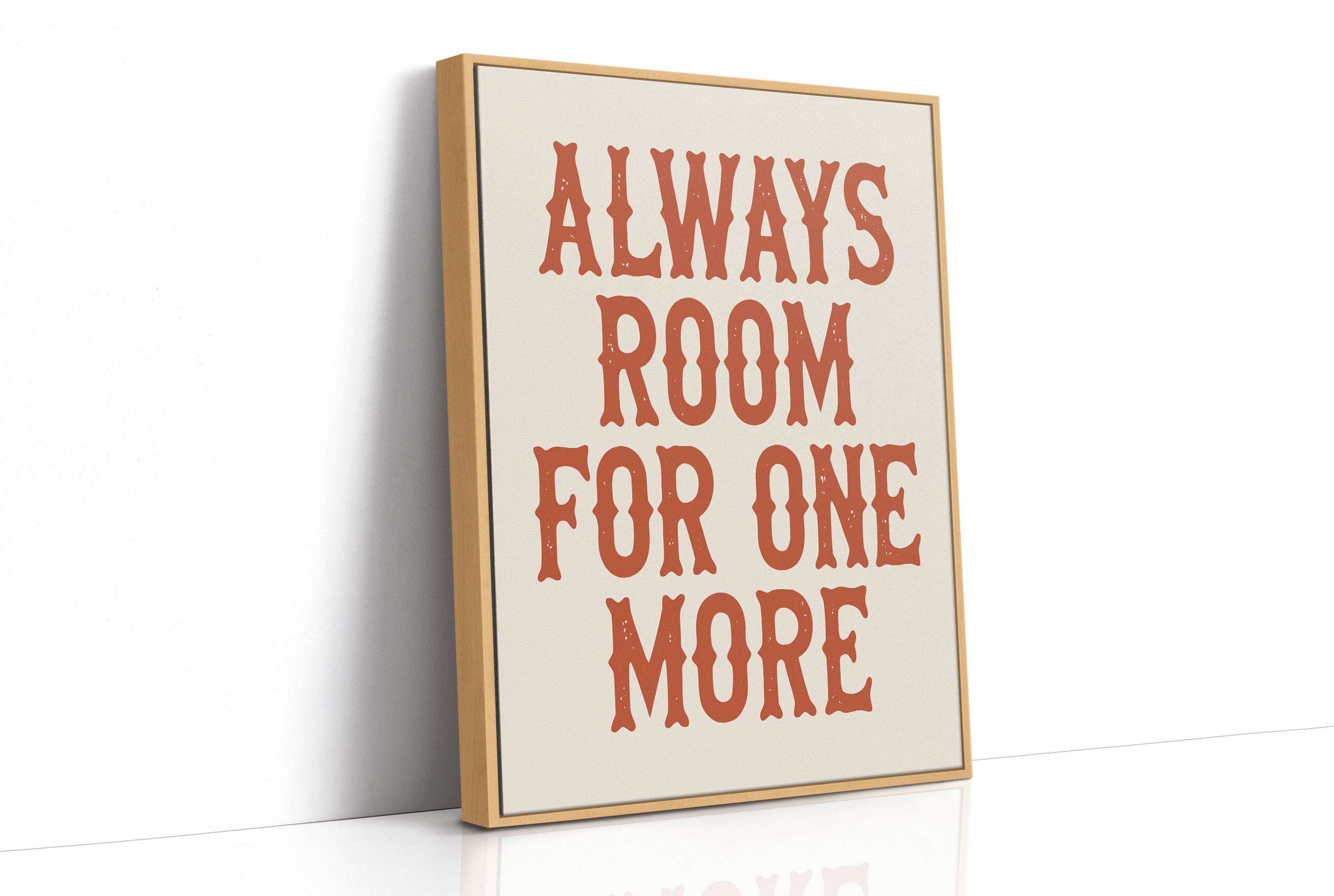 Always Room For One More