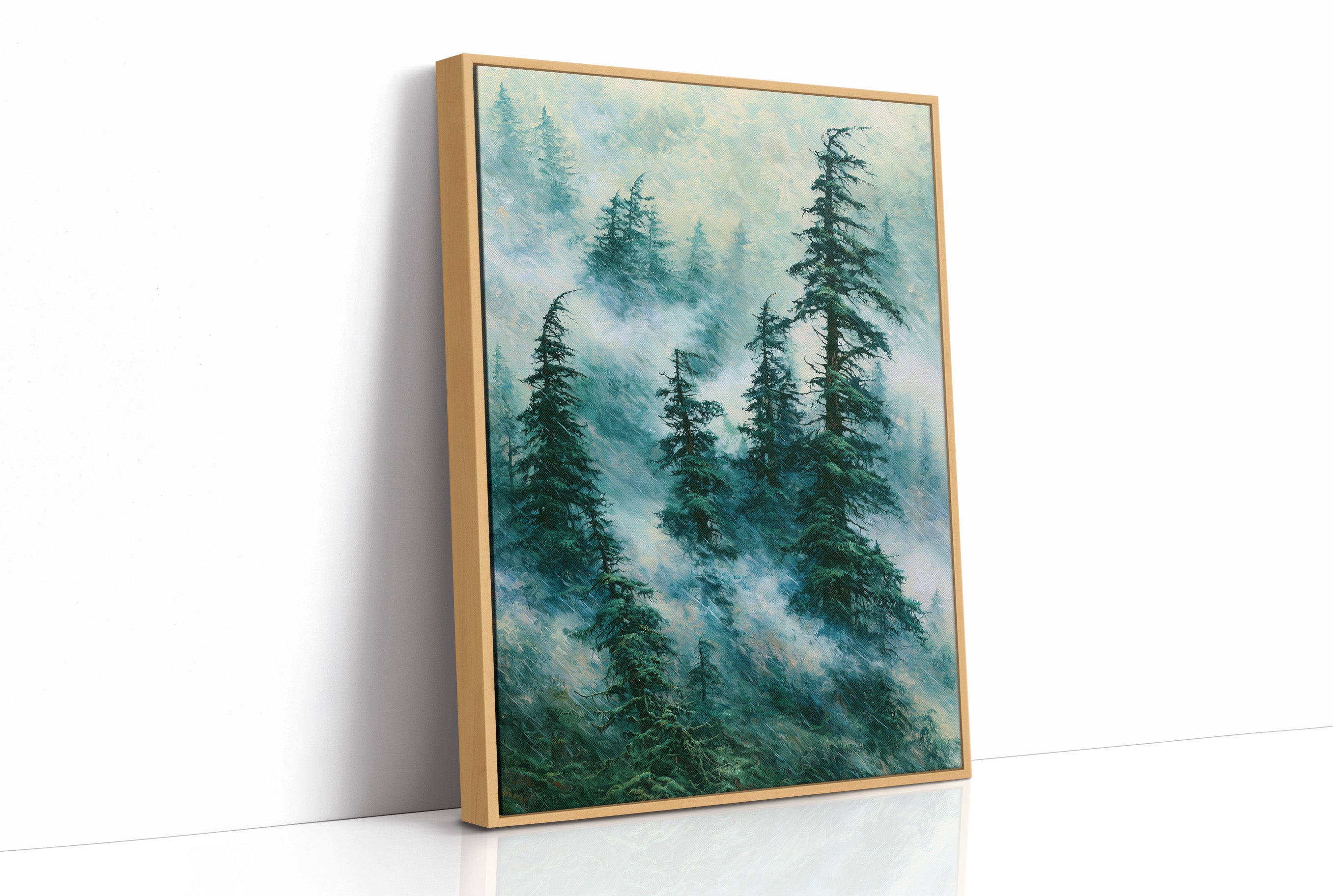 Rain Through the Evergreen Canopy