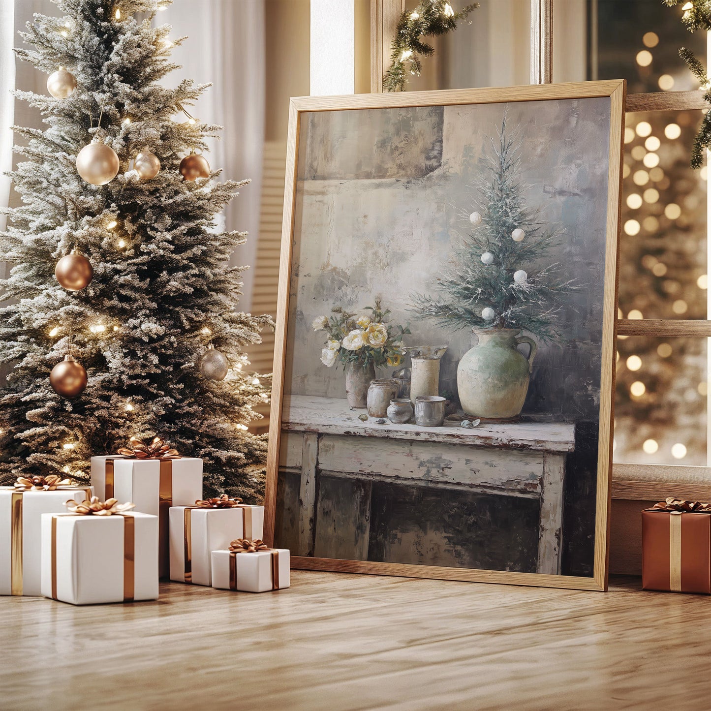 Vintage Christmas Memories In Frame