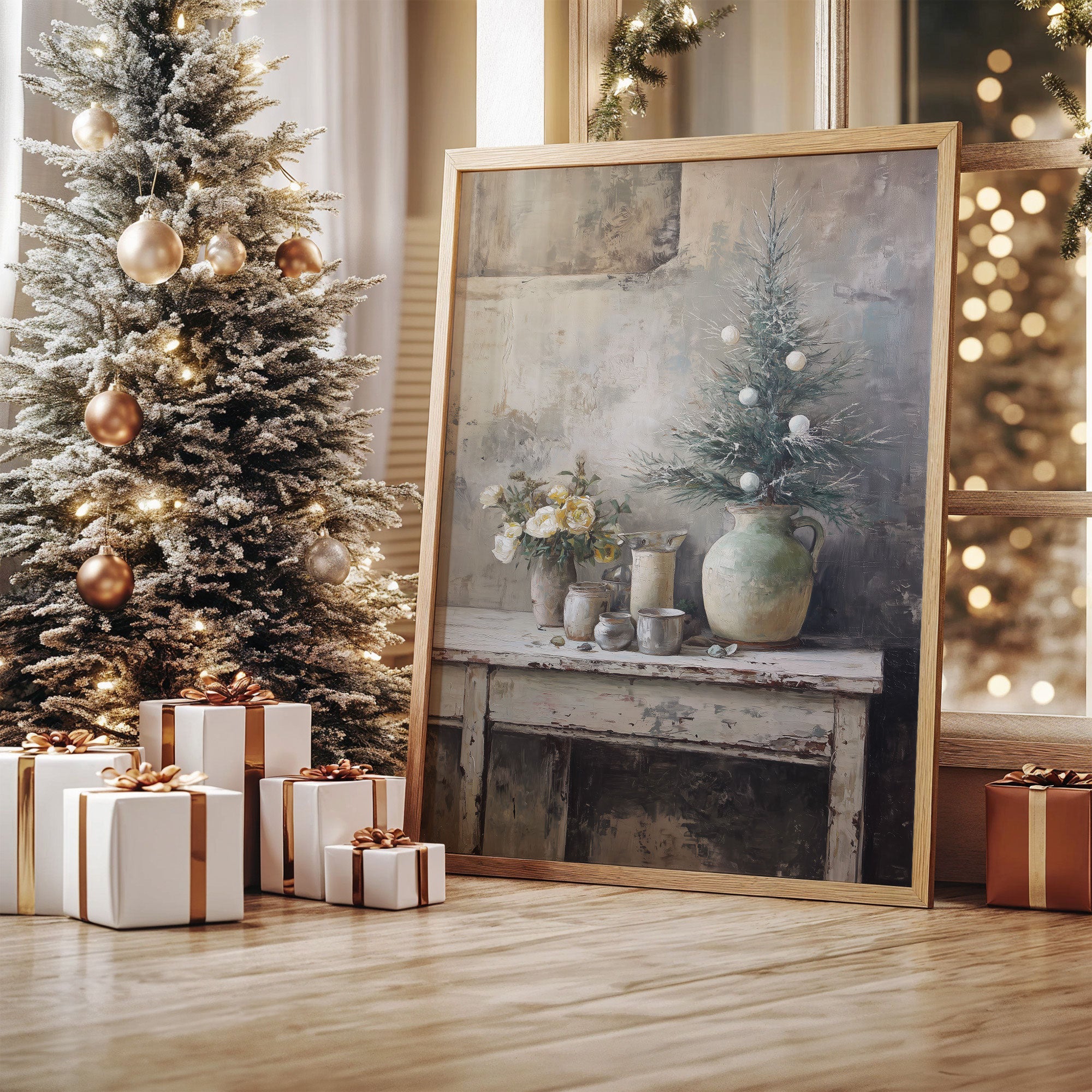 Vintage Christmas Memories In Frame