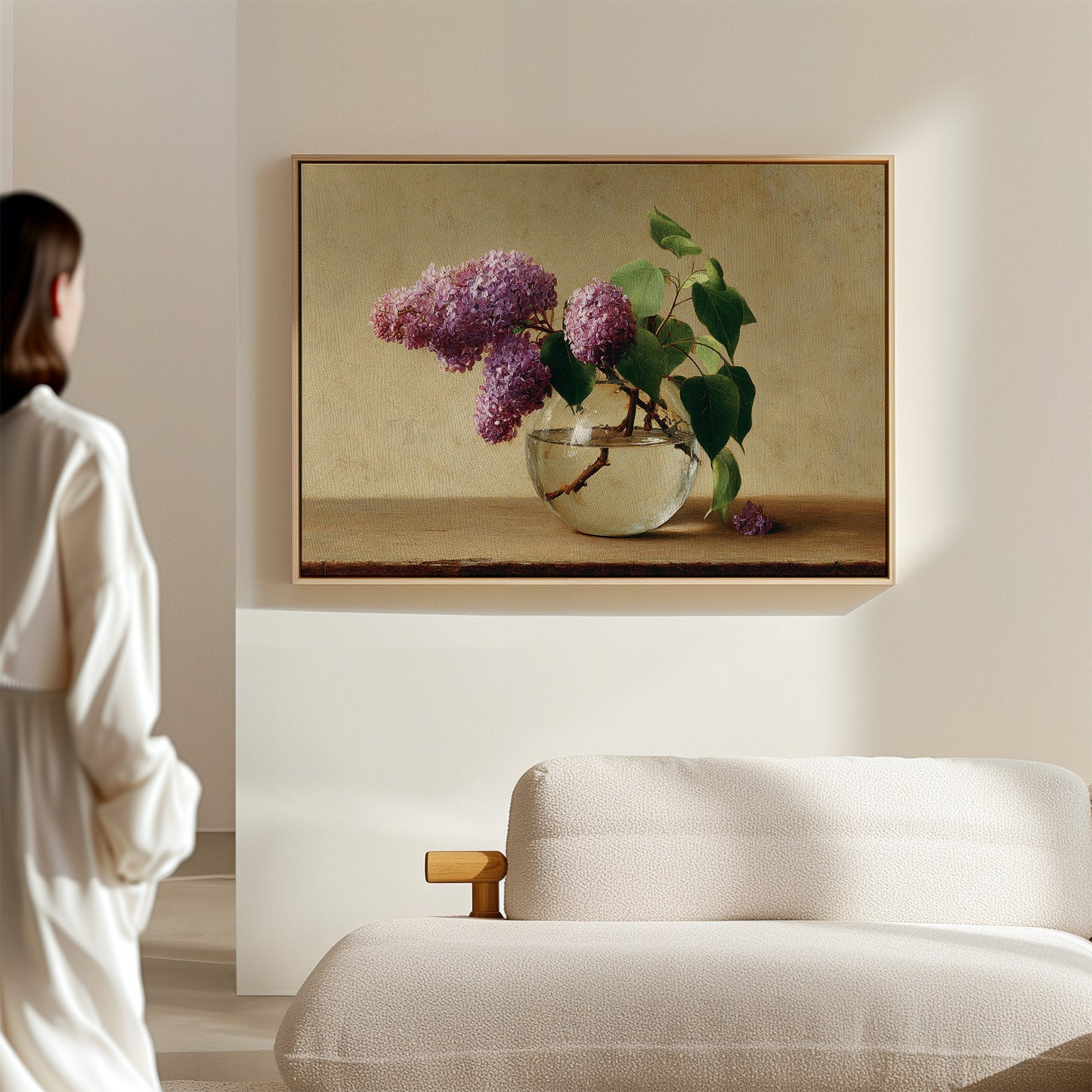 Lilacs Dance In Crystal Light