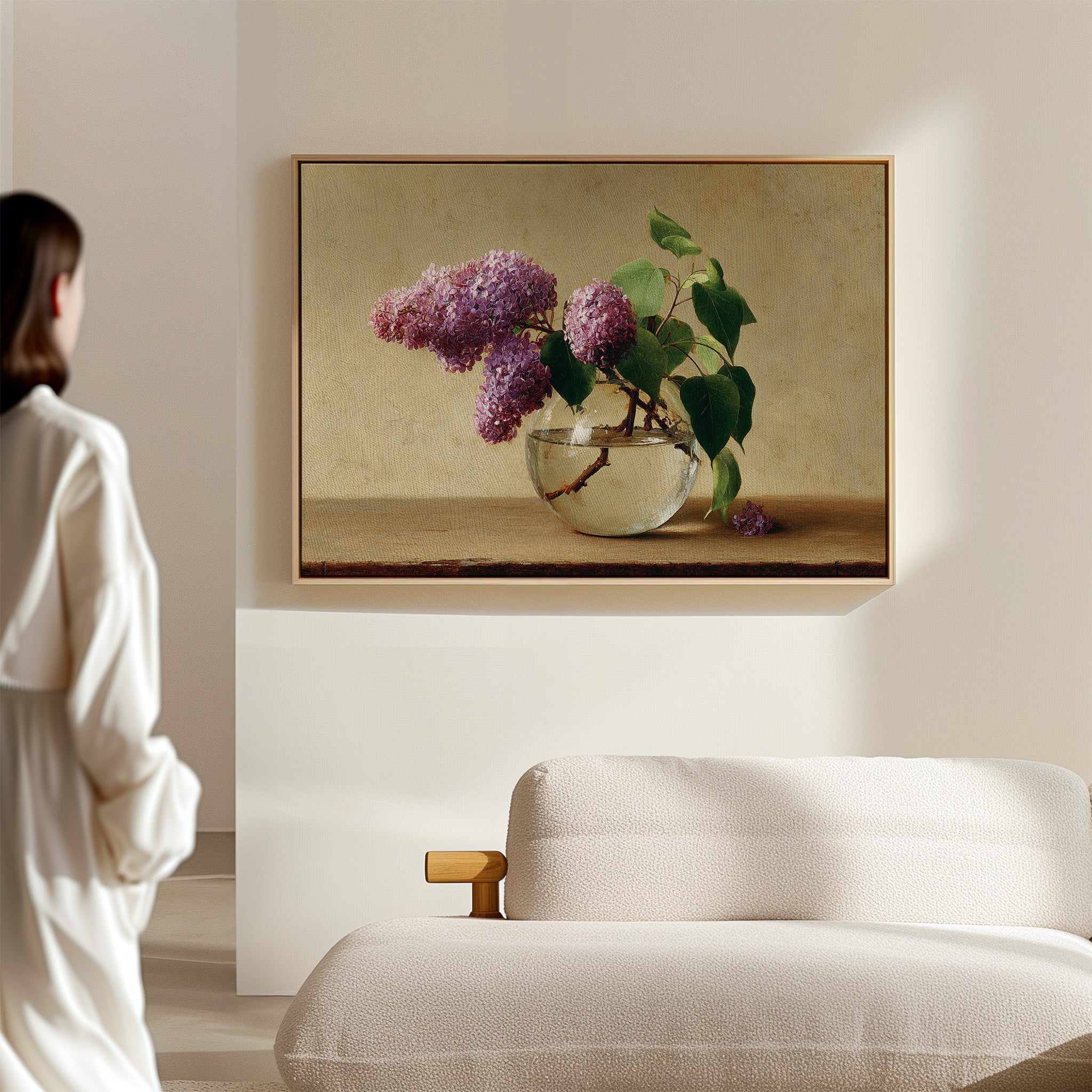 Lilacs Dance In Crystal Light