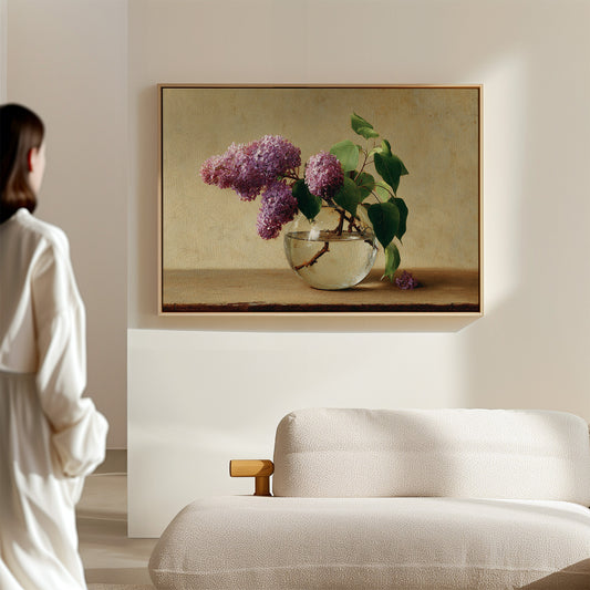 Lilacs Dance In Crystal Light