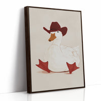 Ranch Duck Wears Boots With Pride