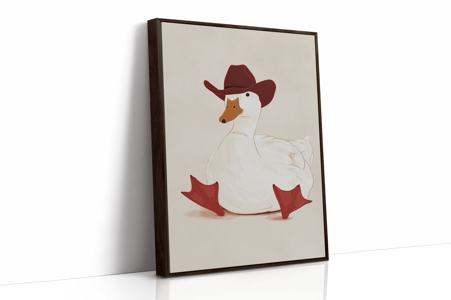 Ranch Duck Wears Boots With Pride
