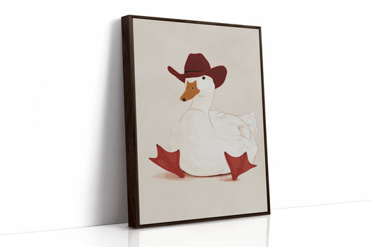 Ranch Duck Wears Boots With Pride