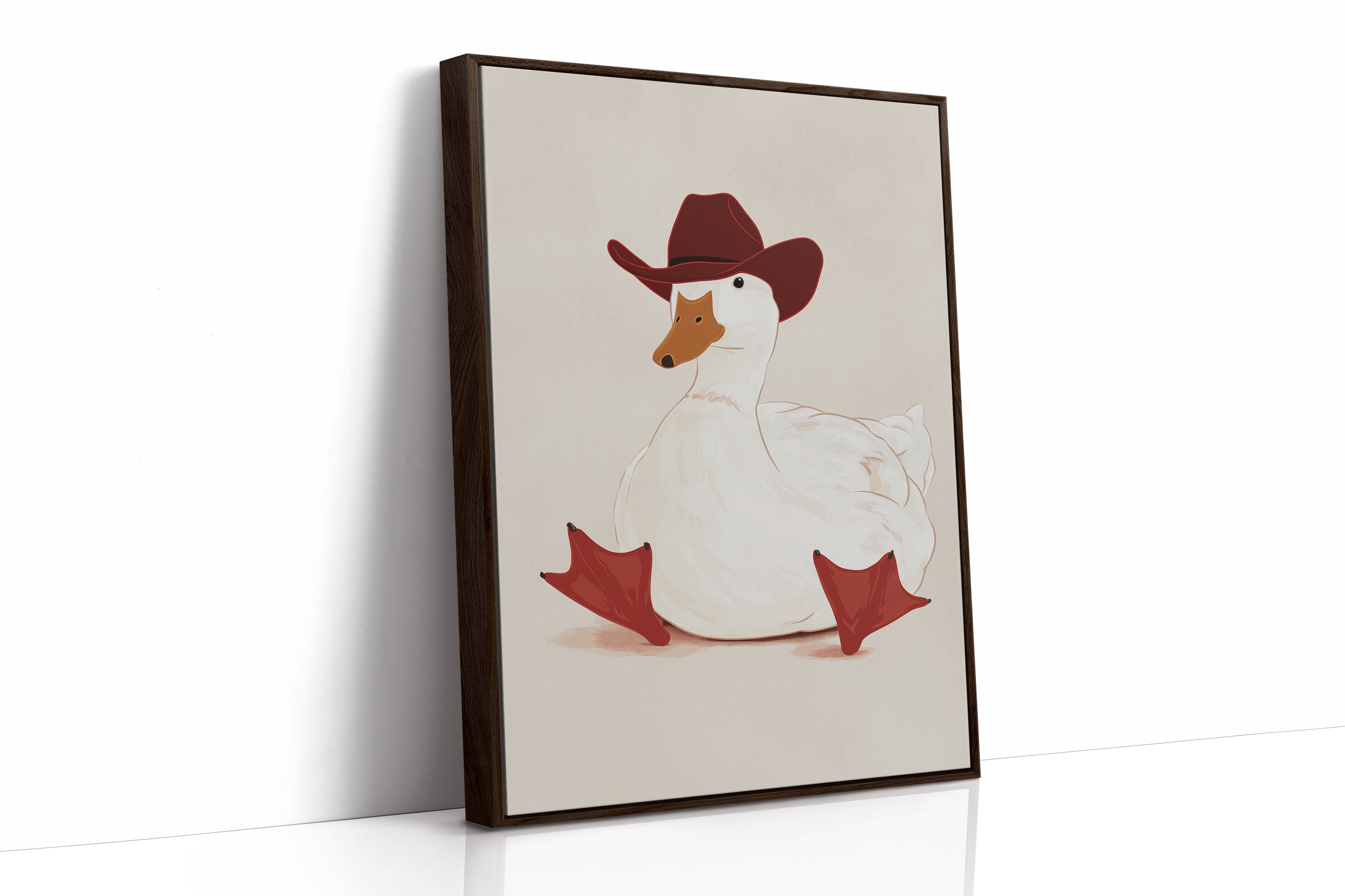Ranch Duck Wears Boots With Pride