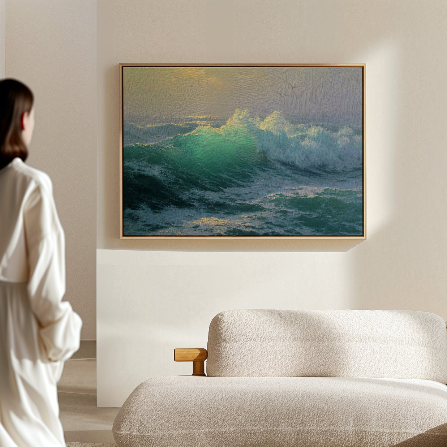 Ocean's Wild Dance At Dawn