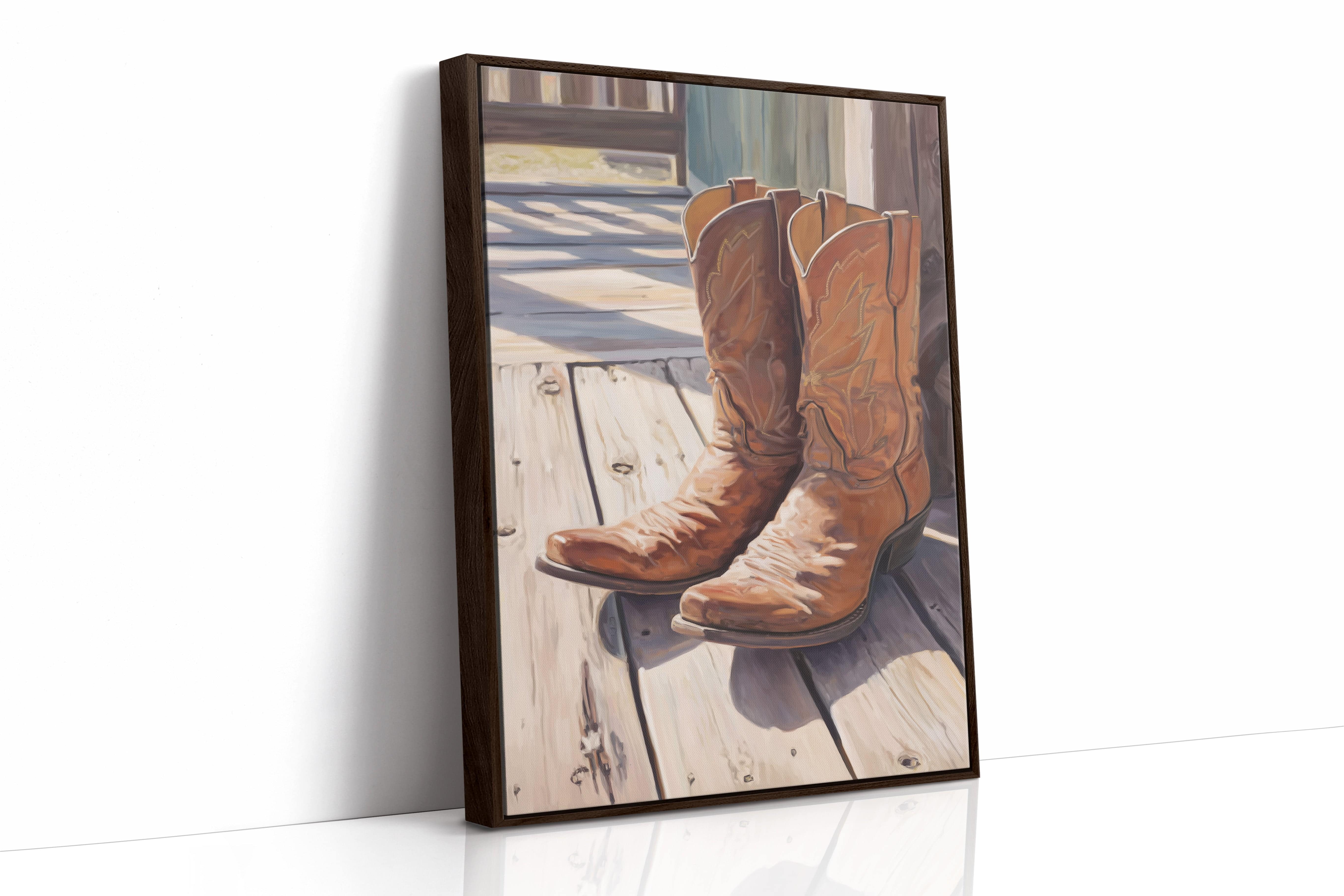 Leather Stories Rest On Sunlit Porch