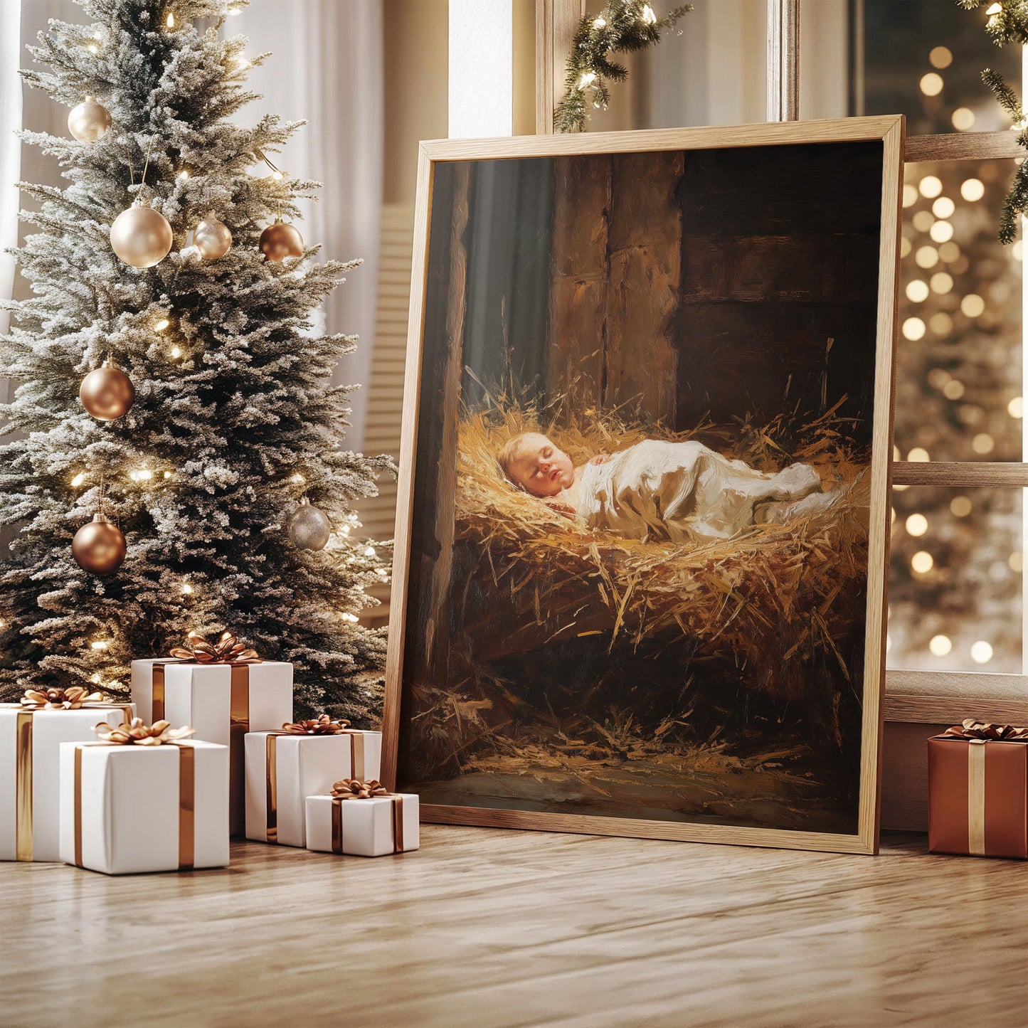 Sacred Light Fills Winter's Morning