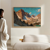 Alpine Peaks Touch Morning Light