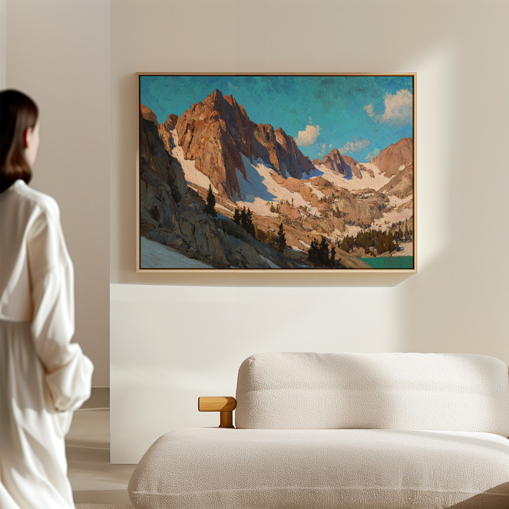 Alpine Peaks Touch Morning Light