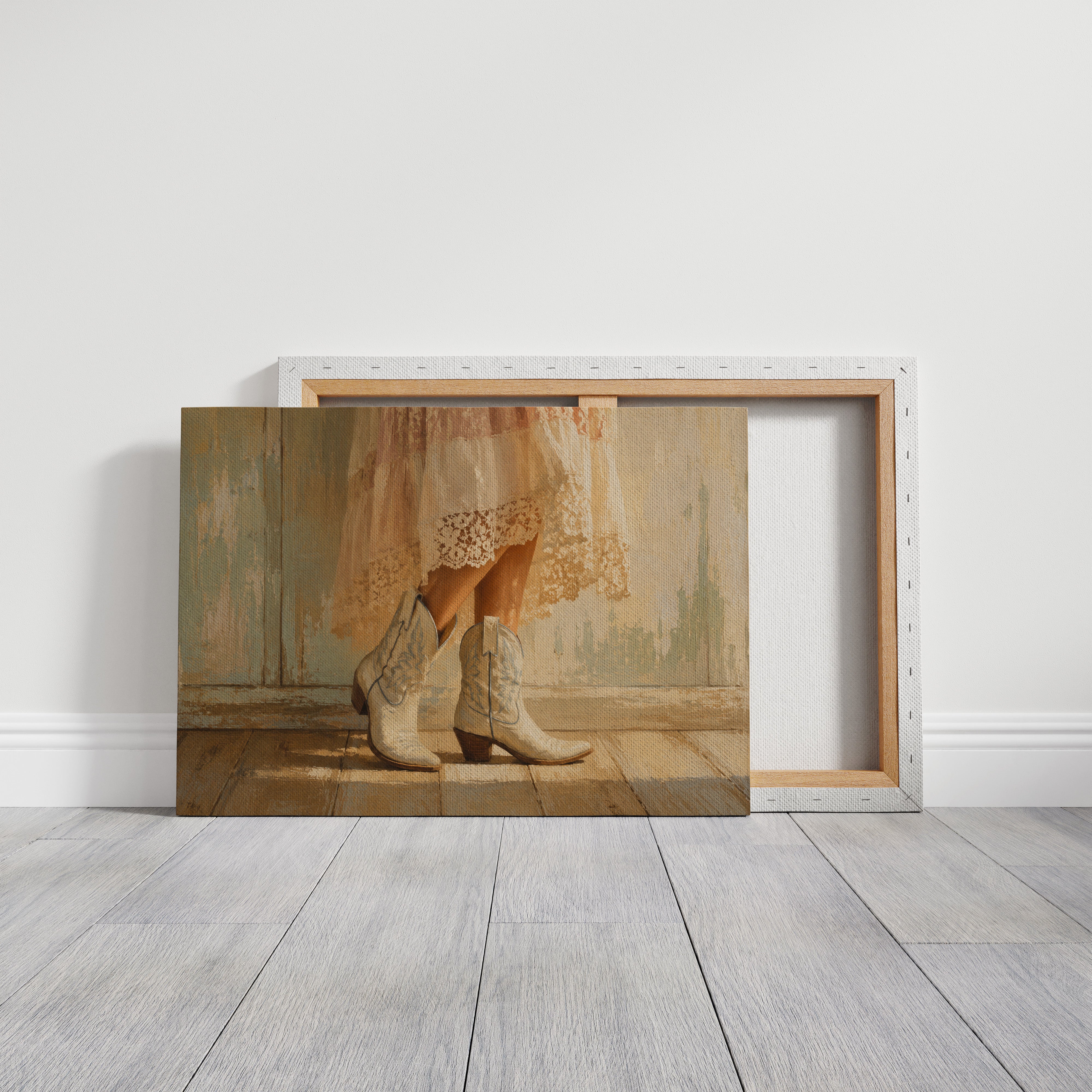 Lace, Light, and Leather Boots