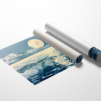 Full Moon in Watercolor