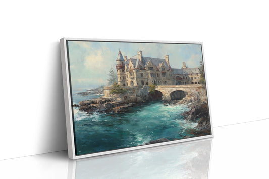 Coastal Manor Meets Turquoise Tide