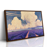 Lavender Rows To A Towering Sky