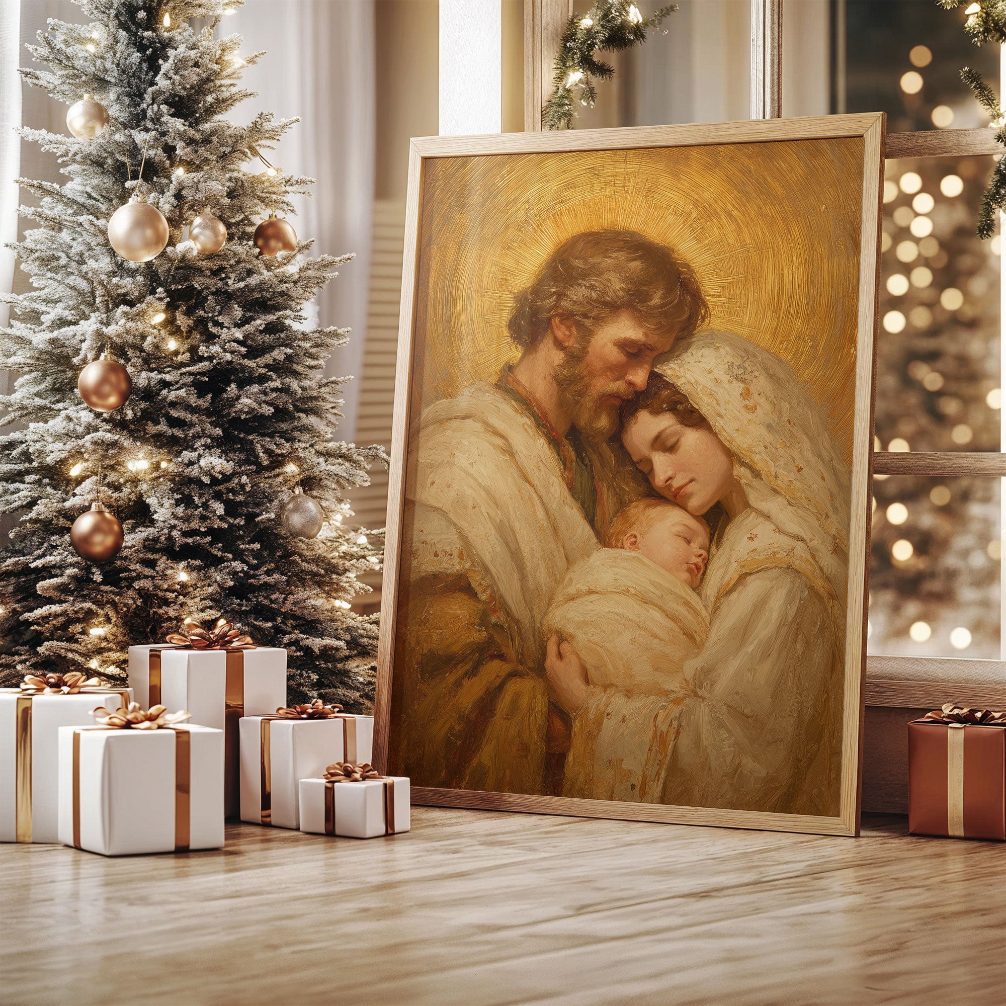 Sacred Light On Winter Morning