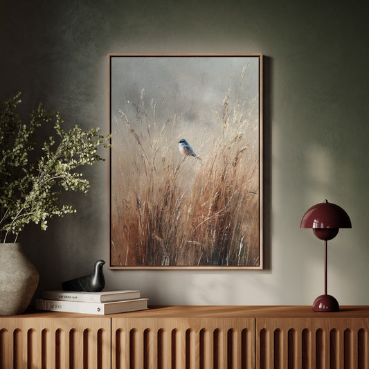 A Moment Among Golden Grasses