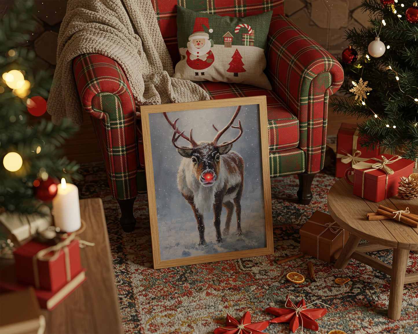 Rudolph Brings December's First Snow