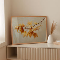 Maple Light Catches October's Glow