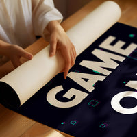 Game On Neon Gamer Art