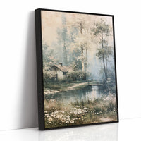 Daisies by the Water: Cottage in the Birch Grove
