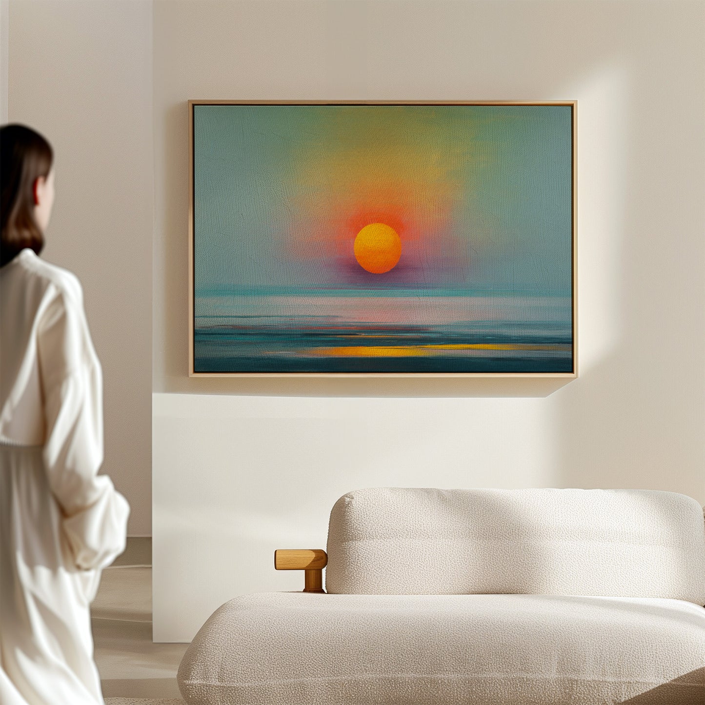 Ocean Dreams In Tangerine Light