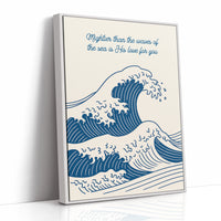 Mightier Than the Waves Ocean Print