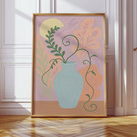 Sunny Fruit Bowl on Blue