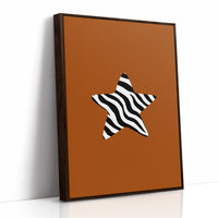 Zebra Star on a Rust Evening