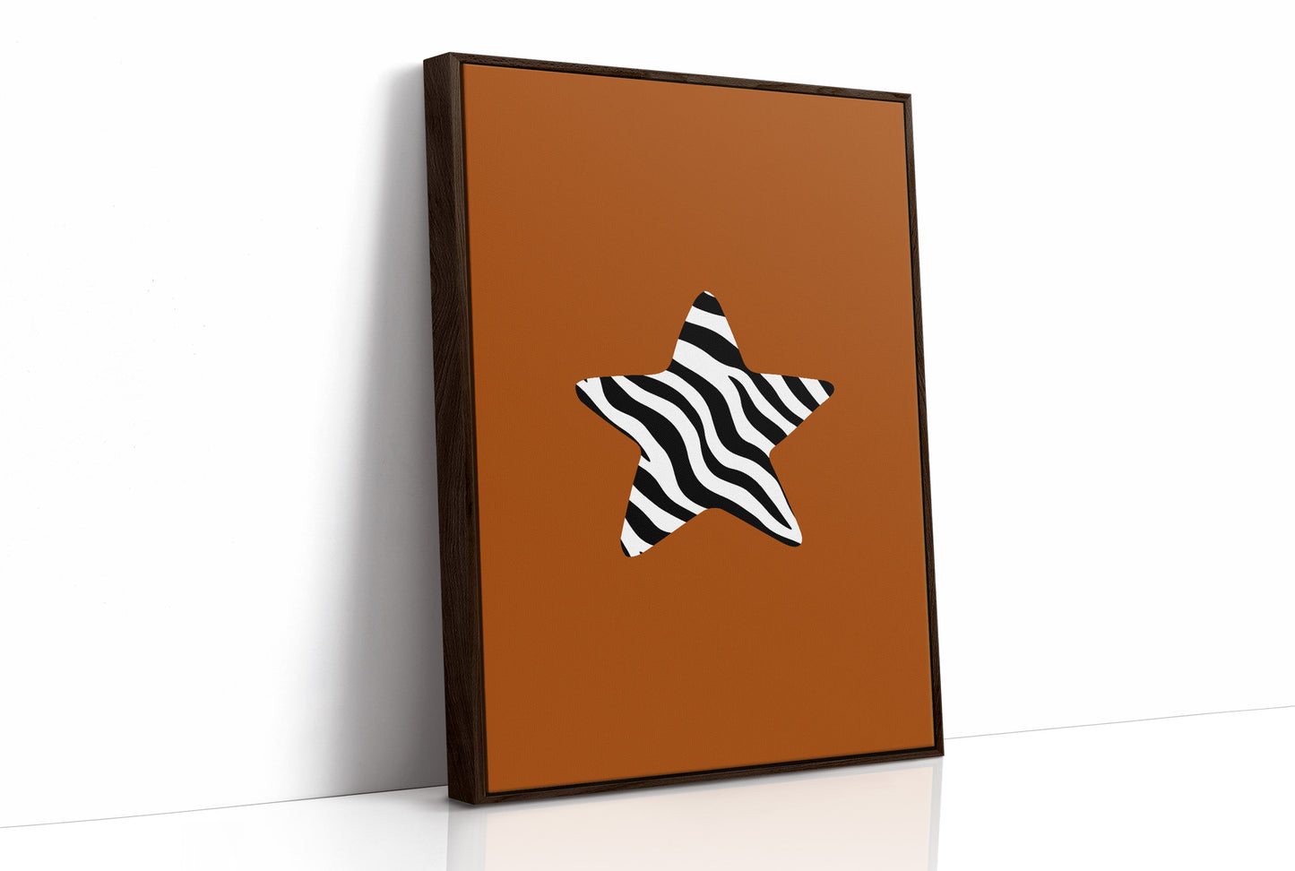 Zebra Star on a Rust Evening