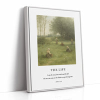 The Life John 14 Pastoral Scripture Print