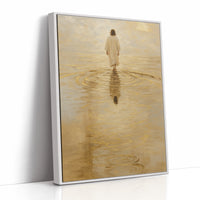 Golden Light Jesus Walking on Water