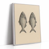 Two Fish Vintage Loaves and Fishes Symbol