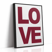 Love in Bold Block Type